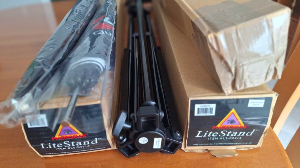 Kit de fotografia de estúdio com acessórios para strobist