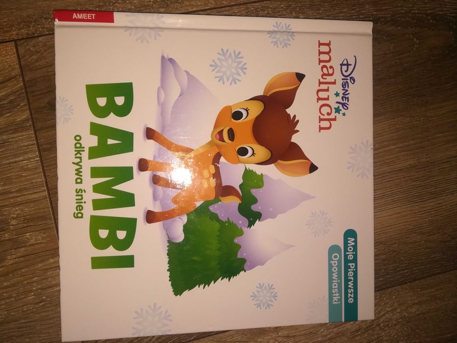 Książeczka dla dzieci "Bambi odkrywa śnieg"