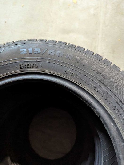 Шини зимові NOKIAN Nordman RS 215/60/R16  Б/У