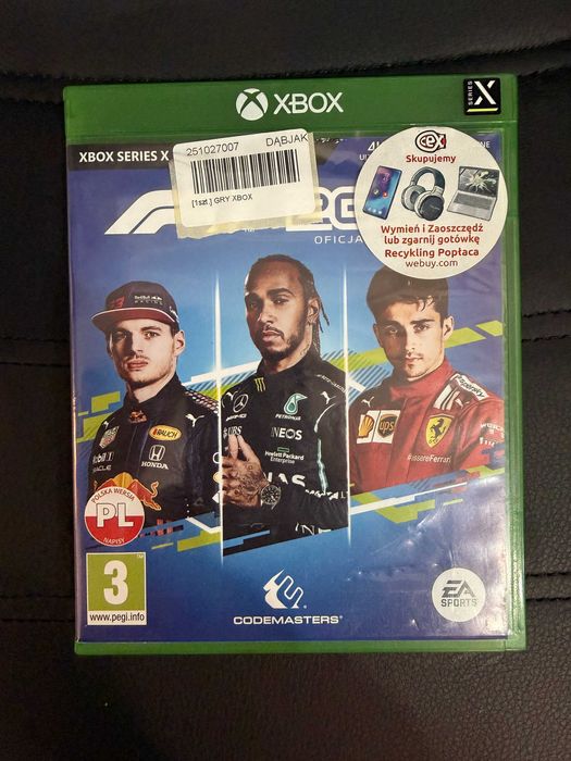 Gra F1 2021 - xbox one s series x - SUPER STAN PL wersja - Wyścigi