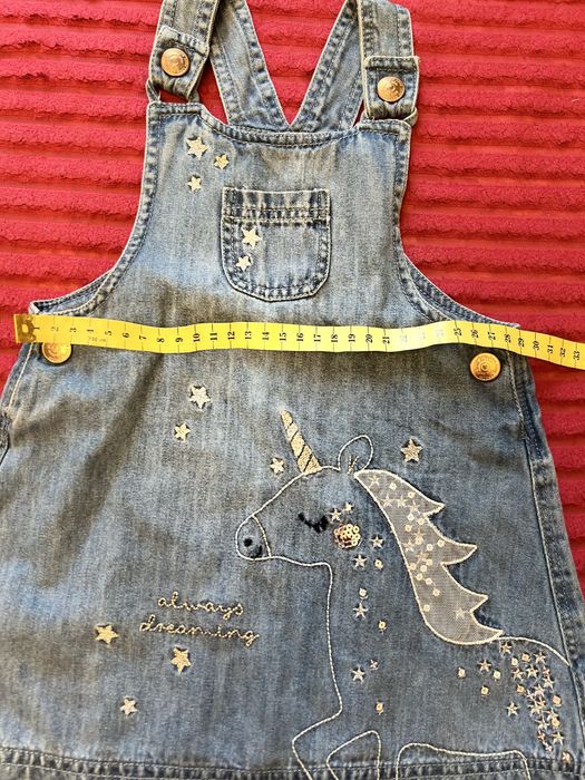 Джинсовий комбінезон на дівчинку б/у