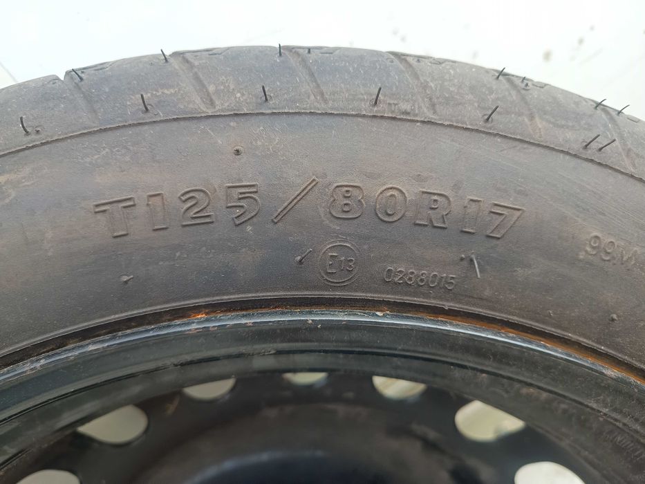 Koło dojazdowe 17'' 5x112 Audi, VW, Skoda, Seat