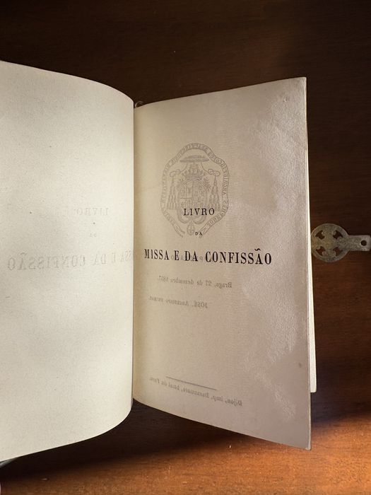 Livro da missa e da confissao 1857