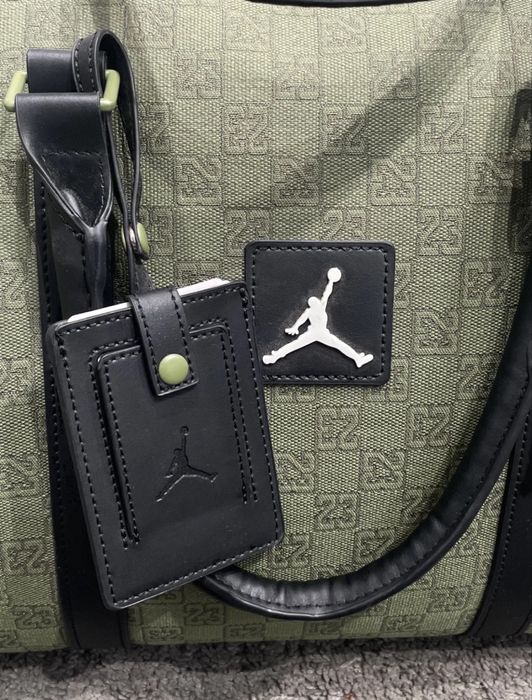 Дорожня сумка Air Jordan Monogram Duffle Bag зелена ОРИГІНАЛ