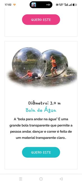 Animação e insufláveis