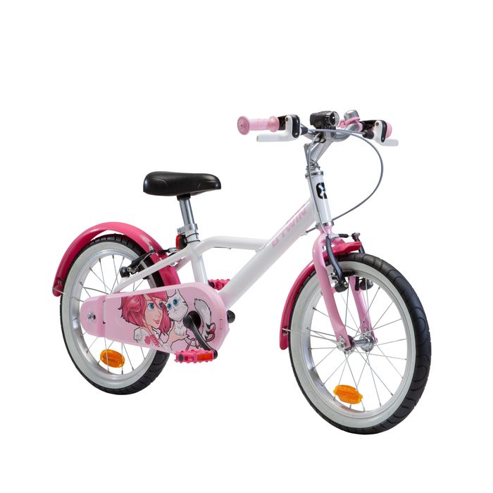 BICICLETA DE CRIANÇA 4-6 ANOS 500 DOCTOGIRL 16 POLEGADAS