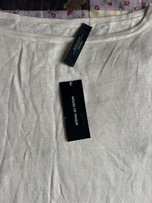 Топ футболка шовк льон max mara