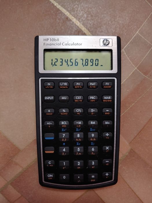 Продам финансовый калькулятор Hewlett-Packard HP 10Bii