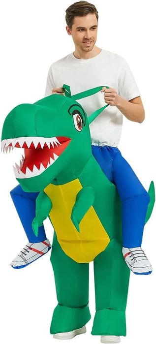 Nadmuchiwany Kostium Dinozaura Dla Dorosłych Rozmiar 150-180Cm