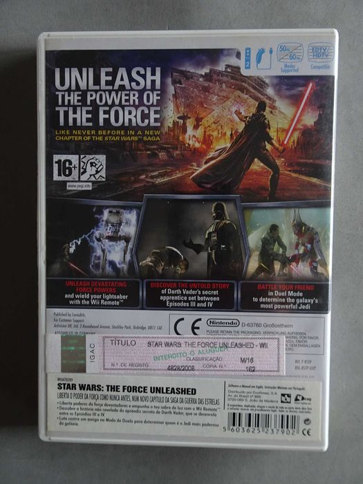 Jogo WII - Star Wars The Force Unleashed