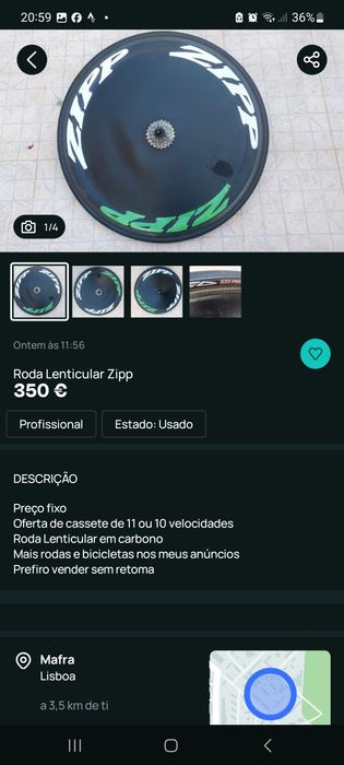 Acessórios e peças para bicicletas oportunidades