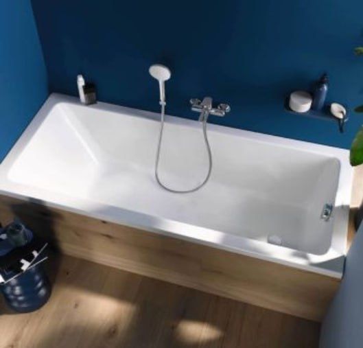 Ванна Geberit Soana Slim rim Duo 180x80 см з ніжками