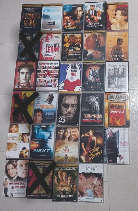 DVDs novos ou ótimo estado de conservação