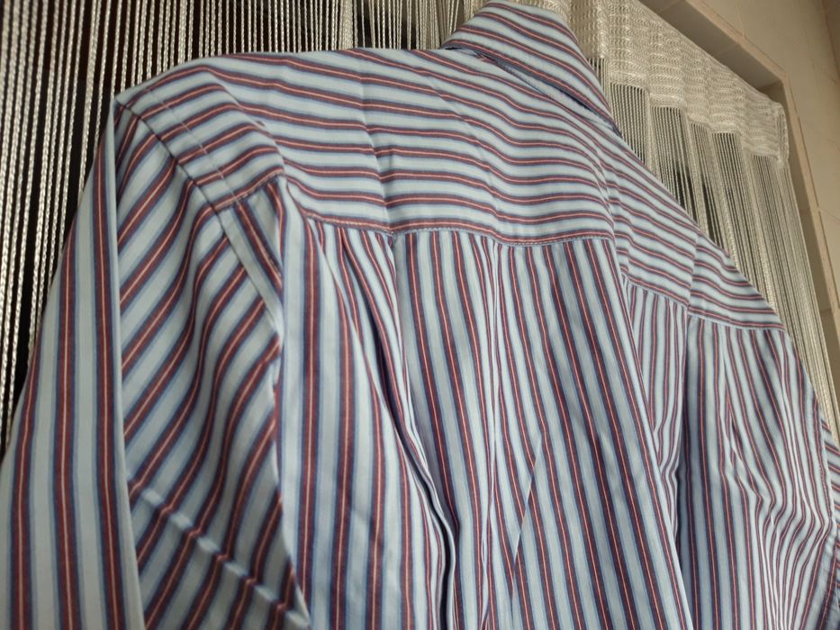 2 camisas de homem: às riscas + axadrezado