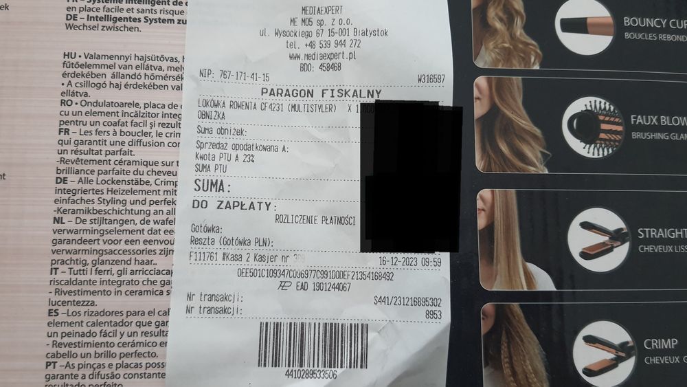 Lokówka ceramiczna Rowenta 14w1 CF 4231 Multistyler