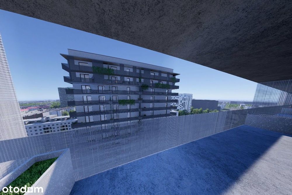 Studio w  centrum z loggią 7,58m2 Ostatnia kondygnacja