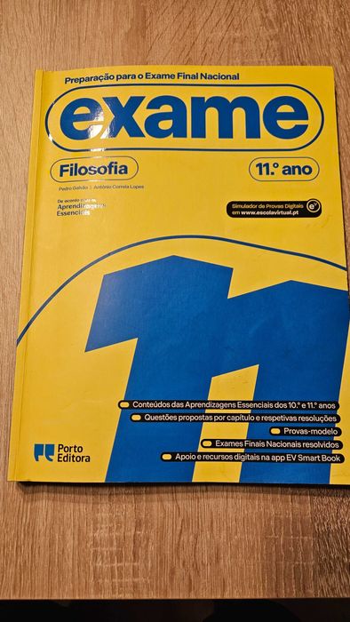 Livro Exame Filosofia 11º. ano (2025)