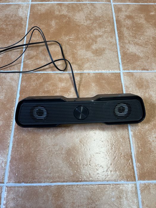 Coluna de som gamer RGB