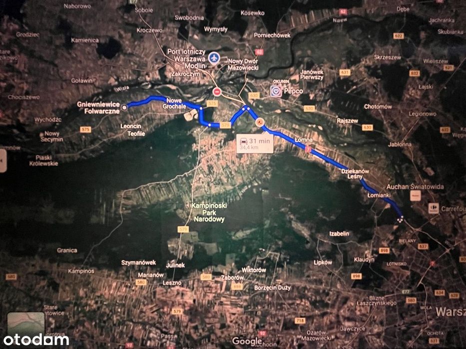 Okazja 35 zł/m2/ MPZP-MN/ Leoncin S7/ bezp przy DW 575/ 4 km KPN