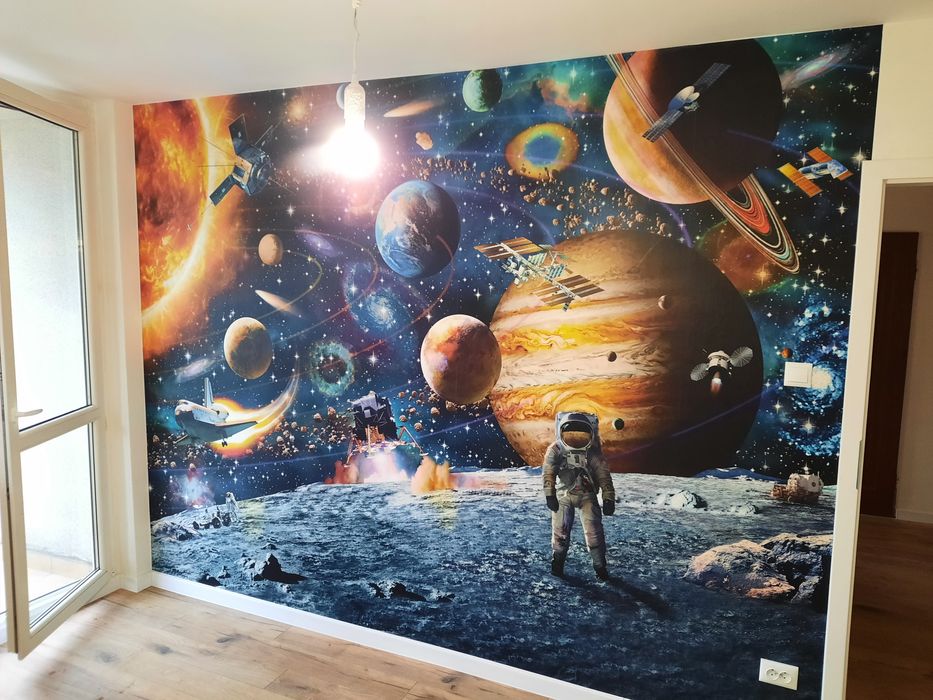 Tapetowanie, malowanie ścian i sufitów,