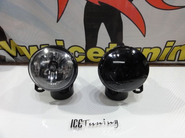 Farois de nevoeiro com luz branca 5000k para BMW F10, F11, F22, F23, E92, E93, F07 em cristal ou em fundo escurecido (smoke)