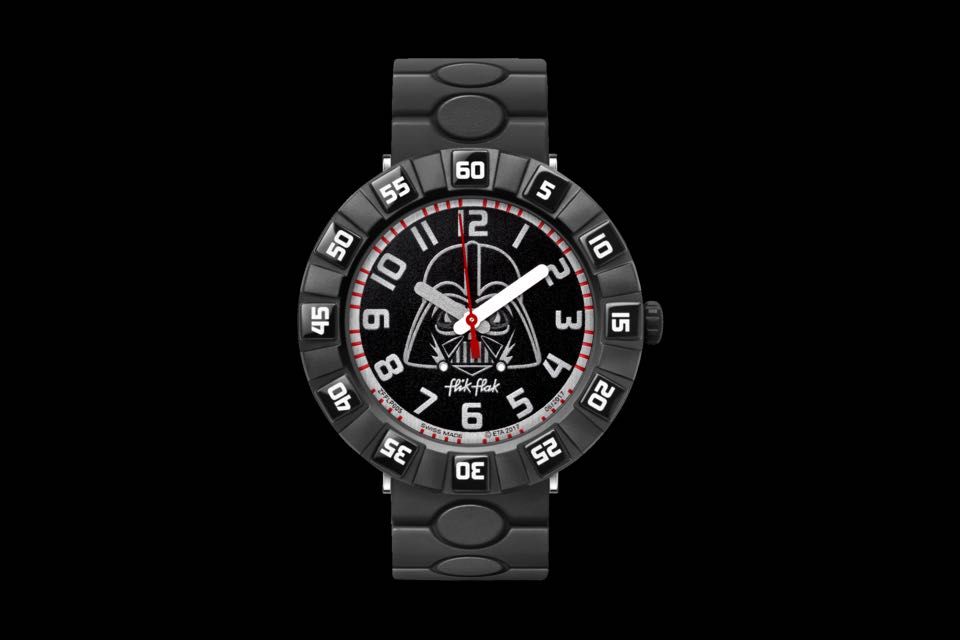 Relógio Flik Flak Star Wars Darth Vader - NOVO