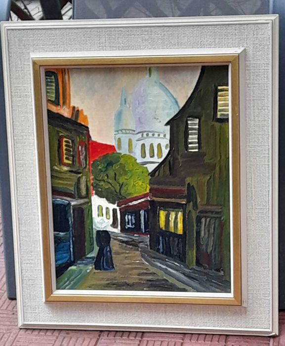 „Paryż Sacre Coeur” piękny obraz olejny