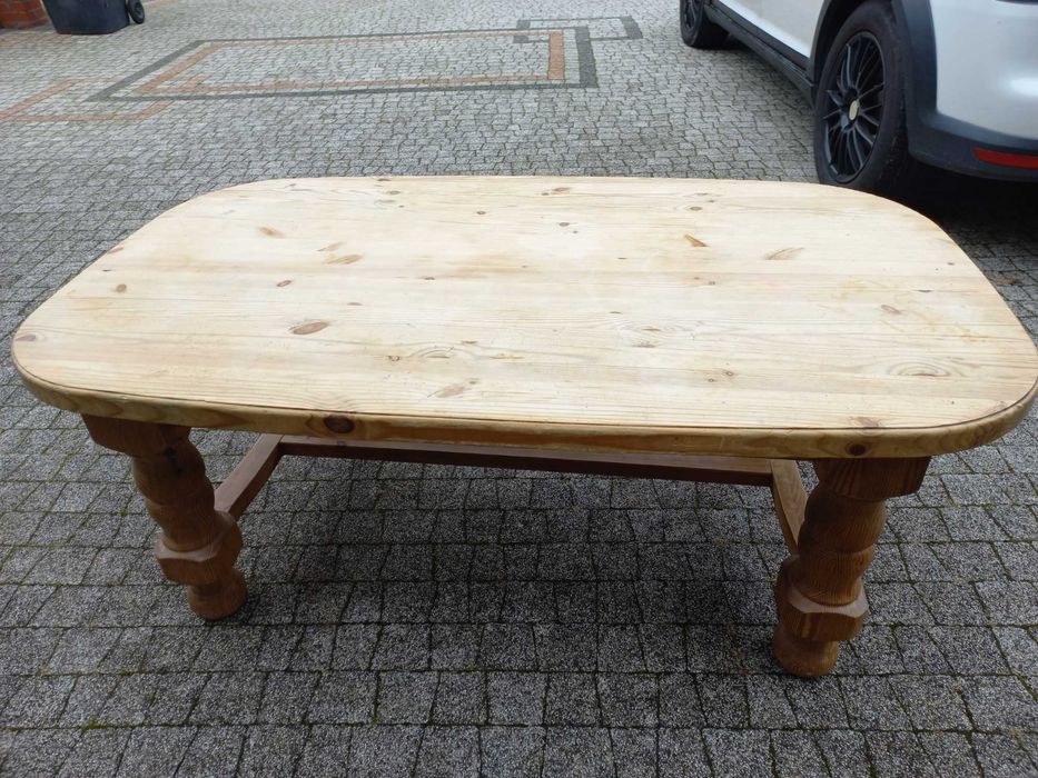 Ławostół drewniany 140x80