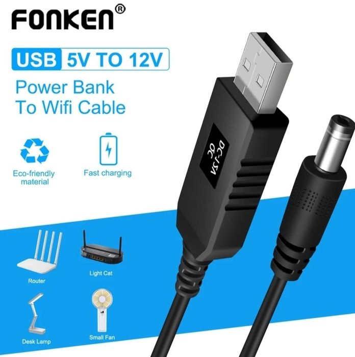 Кабель 12v, Повышающий модуль USB power boost