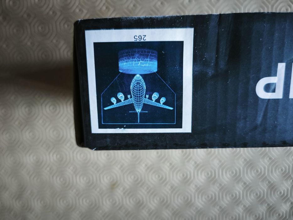 Candeeiro luz 3D avião