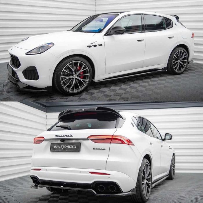 Тюнинг Maserati Grecale обвес сплиттер элерон пороги диффузор спойлер