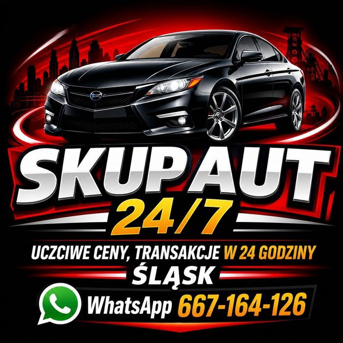 Skup aut/ formalności w 24H/ uczciwe ceny/ Śląsk/ zadzwoń