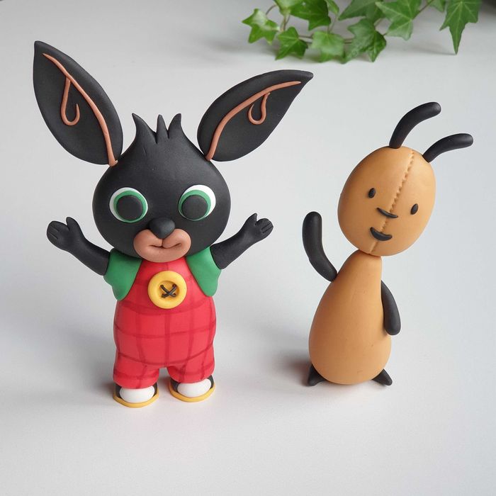 Figurki na tort zestaw królik Bing bunny Flop