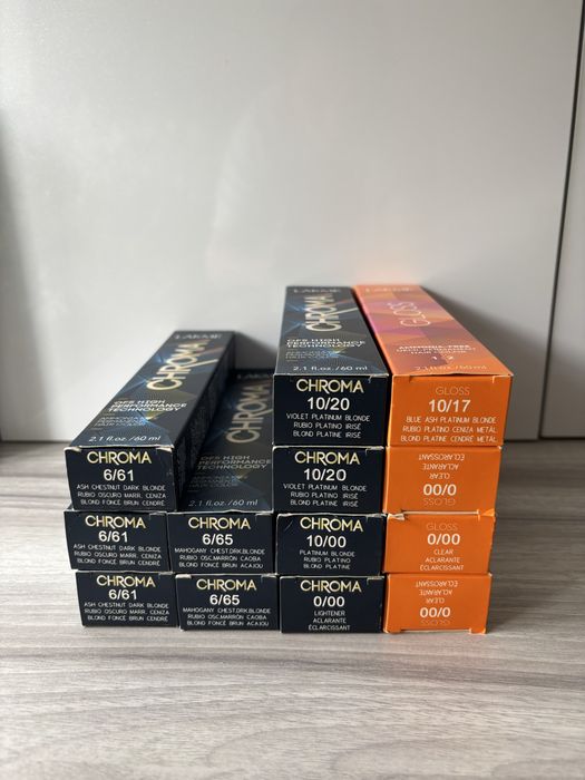 Перманентна фарба для волосся LAKME CHROMA GLOSS