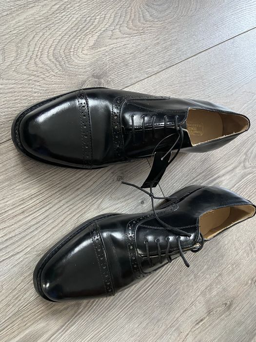 Туфли броги оксфорды Samuel Windsor p.45-45,5 Hand Made