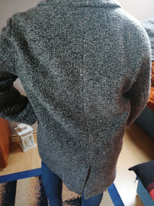 SUPER bardzo Lekki modny duży Płaszcz H&M oversize