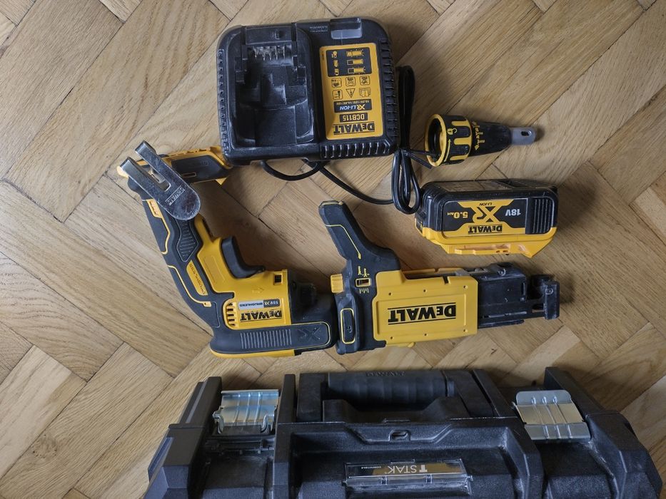 Wiertarka wkrętarka do płyt GK Regipsów 18V DEWALT DCF620P2K 5Ah