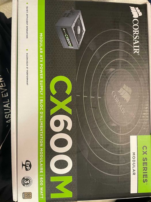 Fonte de Alimentação Corsair CX600M