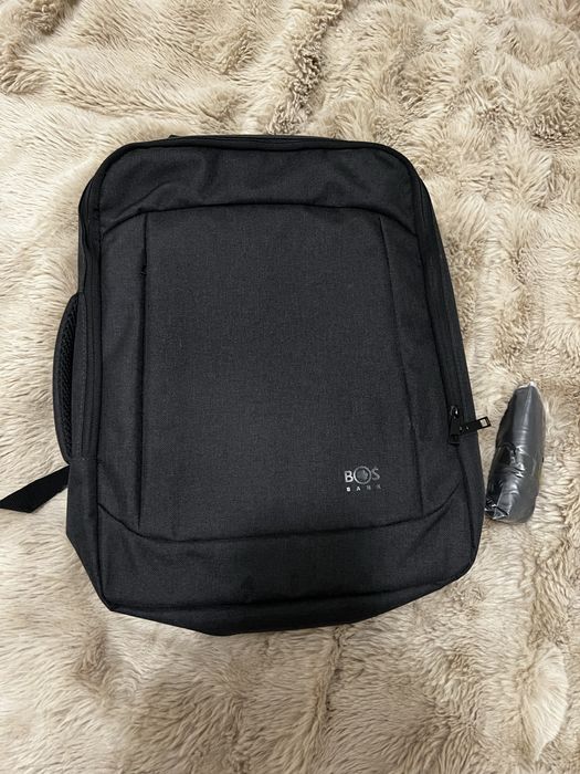 Plecak–torba 2w1 z pokrowcem przeciwdeszczowym, laptop