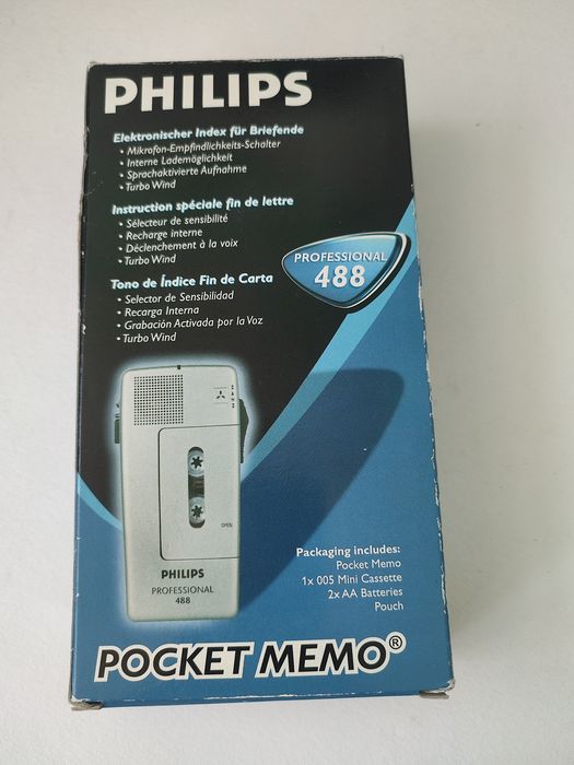 Диктофон Philips Professional Pocket Memo 488 LFH0488