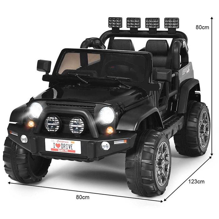 Jeep dwuosobowy samochód elektryczny SUV dla dzieci z pilotem