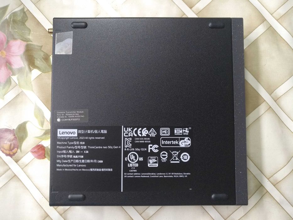 Продам Lenovo Neo 50Q Gen 4, Core i5-13420H 16GB 256GB SSD M.2 NVMe - Windows 11 Pro UA. Потужний ультракомпактний ПК — налаштований «під ключ».