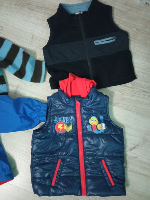 Zestaw kurtek chłopięcych 86 - 92 cm 4 sztuki (17)