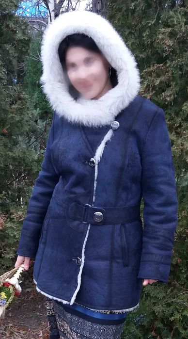 Жіноча натуральна дублянка, шуба