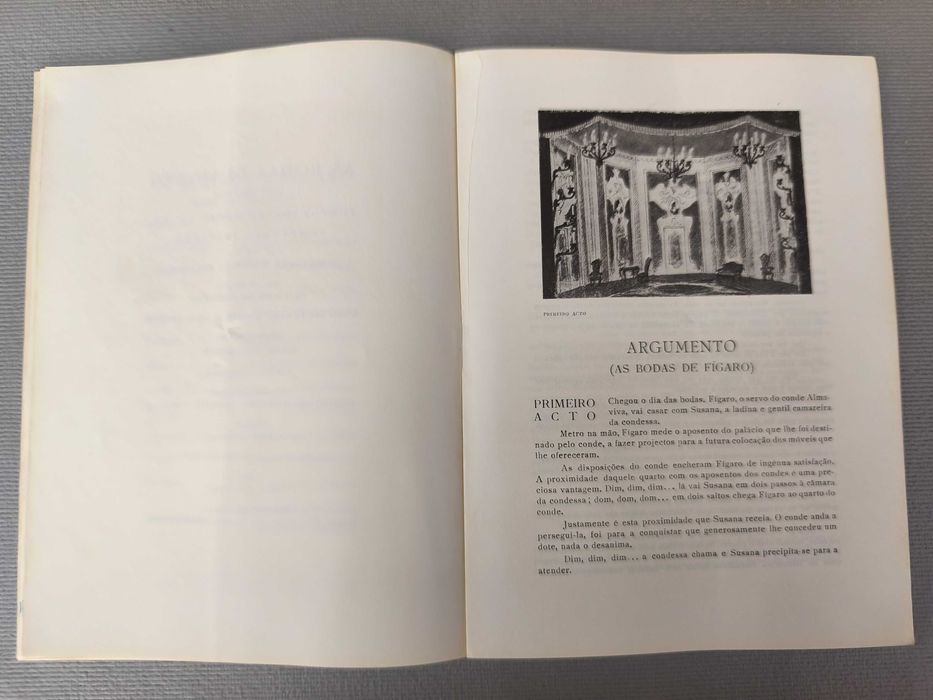 AS BODAS DE FÍGARO - Mozart
Programa e argumento Ópera S. Carlos