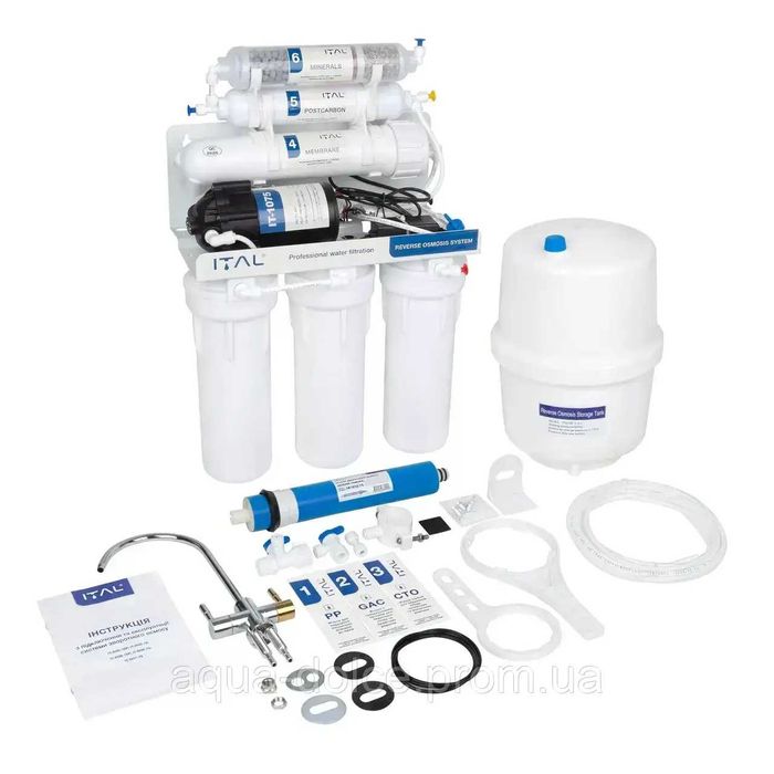 Фільтр зворотного осмосу ITAL RO6-75P