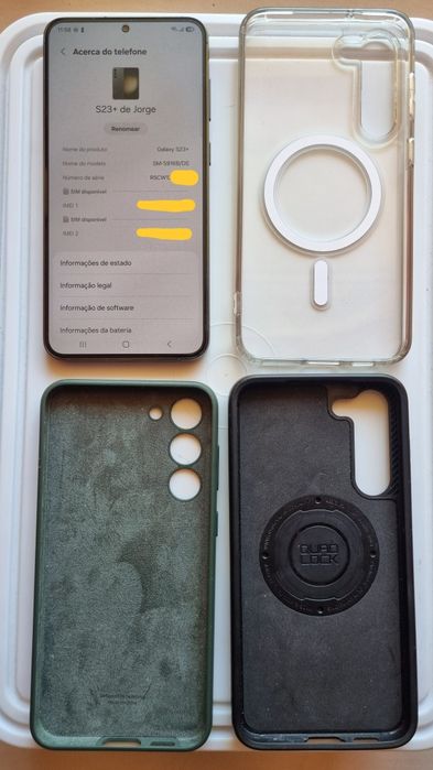 Samsung S23 plus + 3 capas