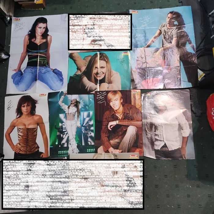 Lote 64 Posters antigos Música/Cinema