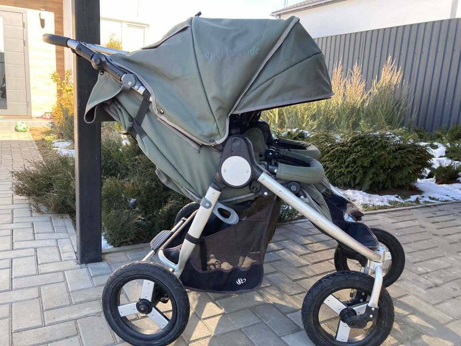 Коляска для двійні Bumbleride Indie Twin/Dawn Grey