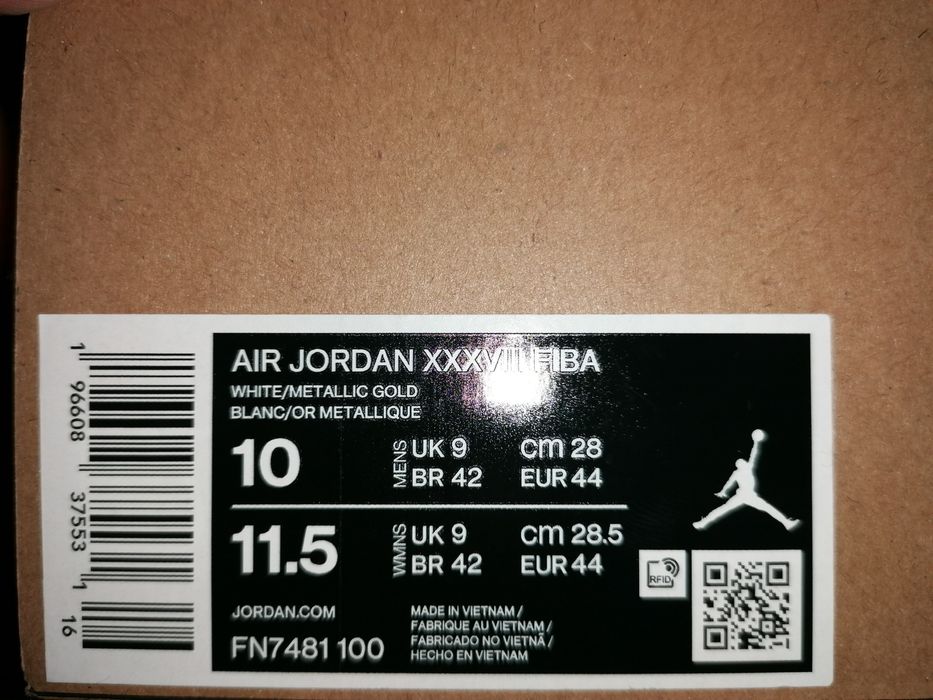Nowe Nike Jordan XXXVIII Fiba 44